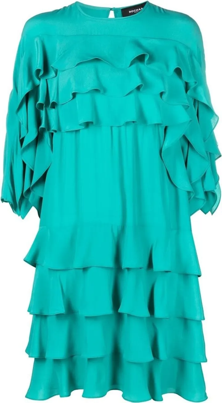 Ruffled Shift Dress