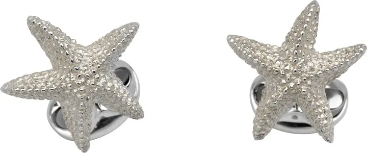 Deakin & Francis - Deakin & Francis Sterling Silver Starfish Cufflinks