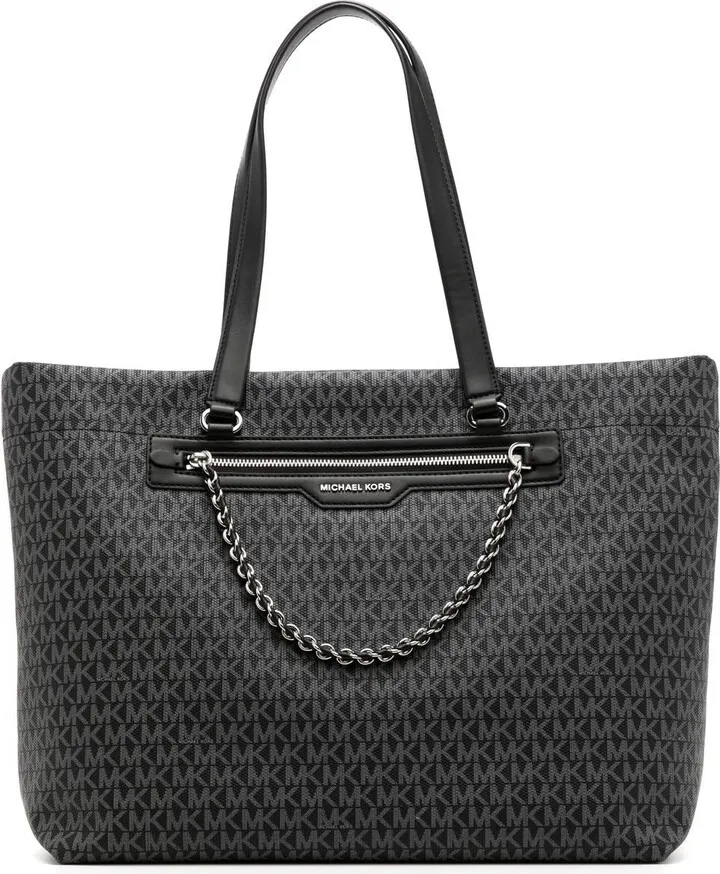Logo Jacquard Tote Bag