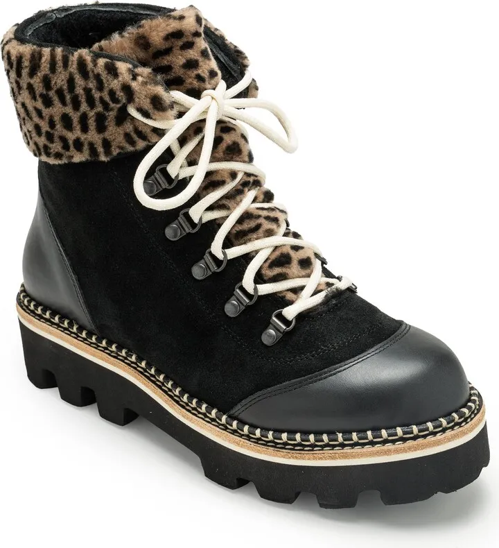 Isolde Genuine Shearling Lined Hiking Boot