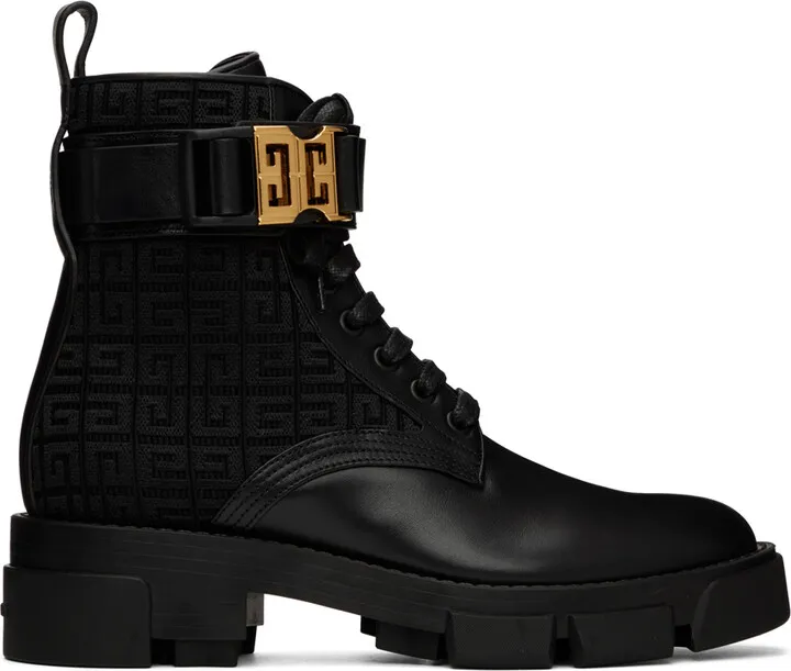 Givenchy Black 4G Terra Boots