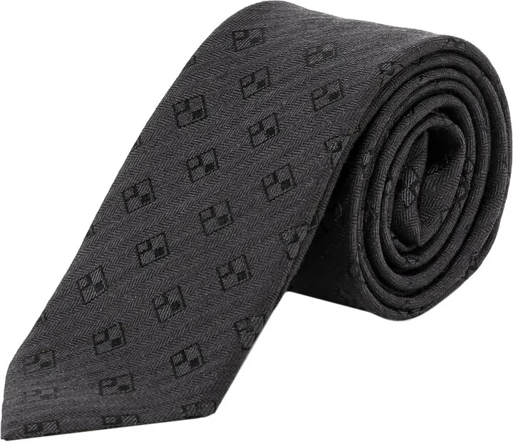 Wool and silk tie