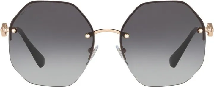 Bulgari Oversized Frame Sunglasses