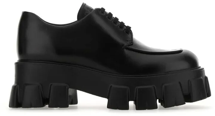 Prada Monolith Lace-Up Shoes