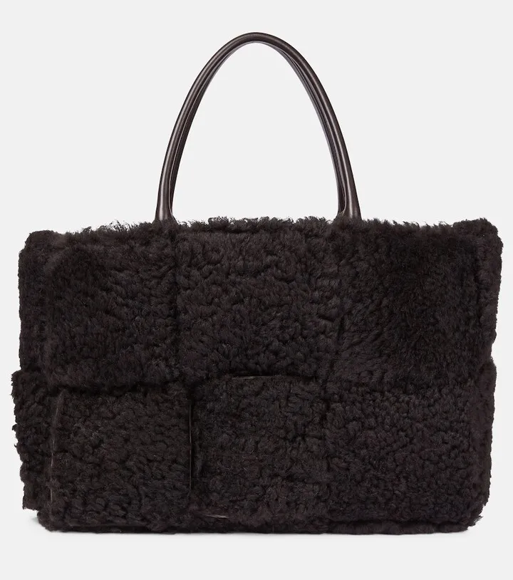 Arco shearling tote