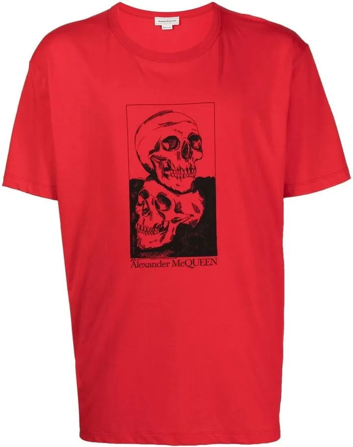 skull-print cotton t-Shirt