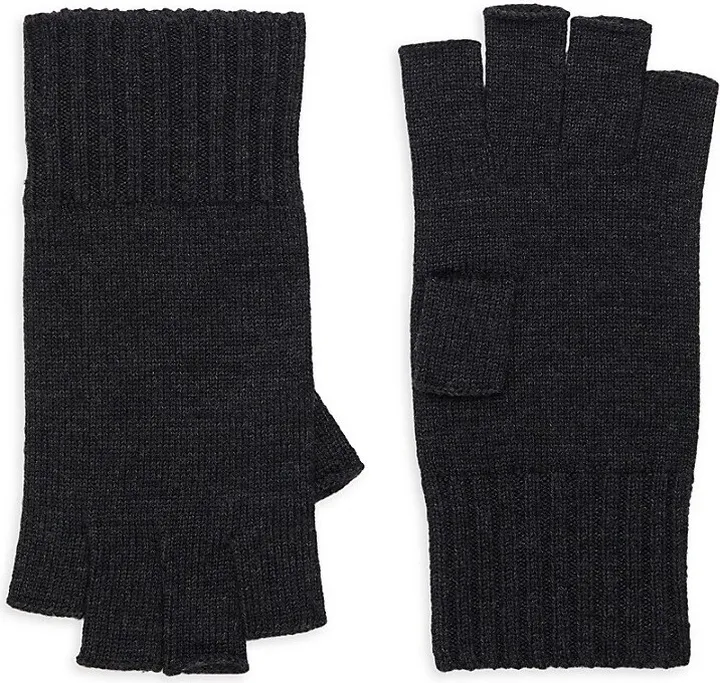 Ribbed Merino Wool Gloves