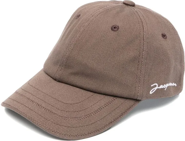 Casquette embroidered-logo cotton cap