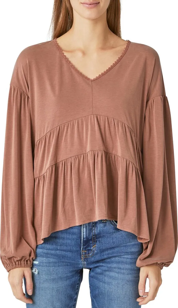 Sandwash Tiered Tunic Top