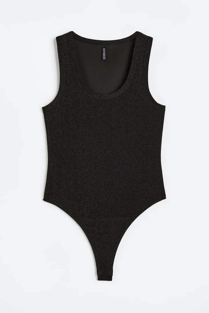 Glittery Thong Bodysuit