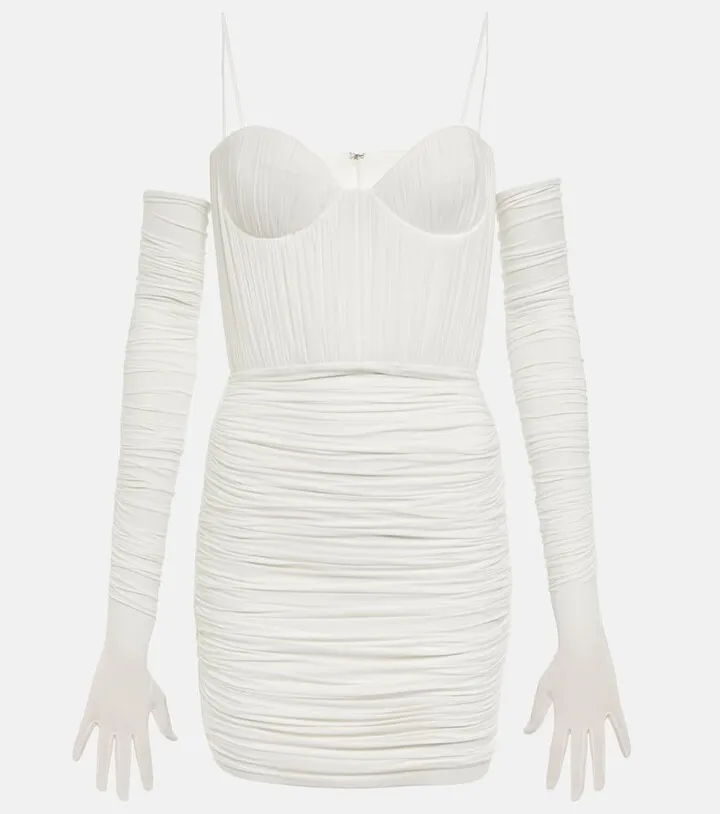 Paige ruched minidress
