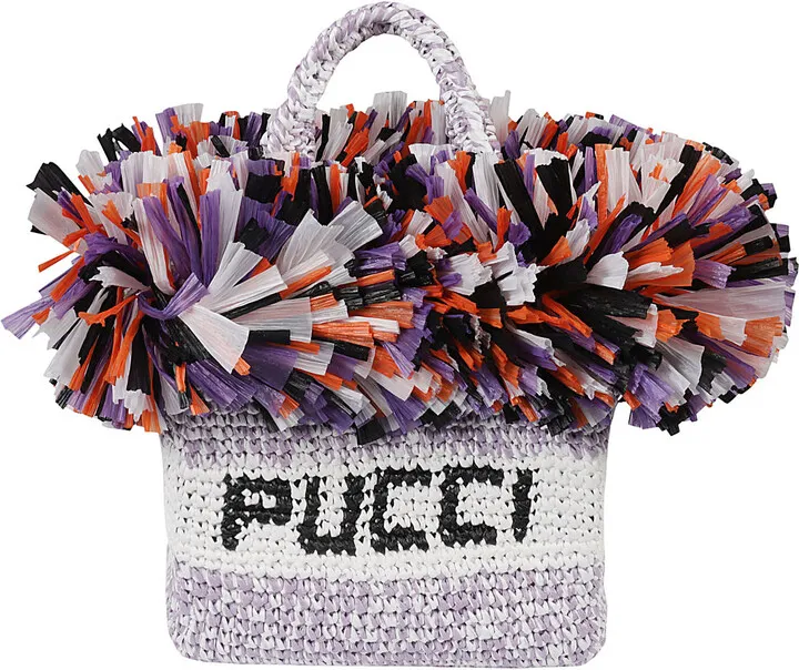 Logo Fringed Tote
