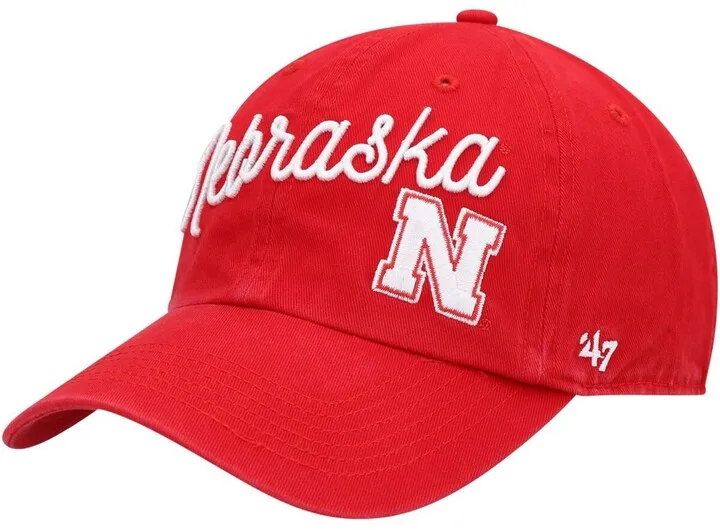 Women's Scarlet Nebraska Huskers Millie Clean Up Adjustable Hat