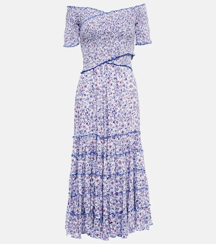 Soledad floral midi dress