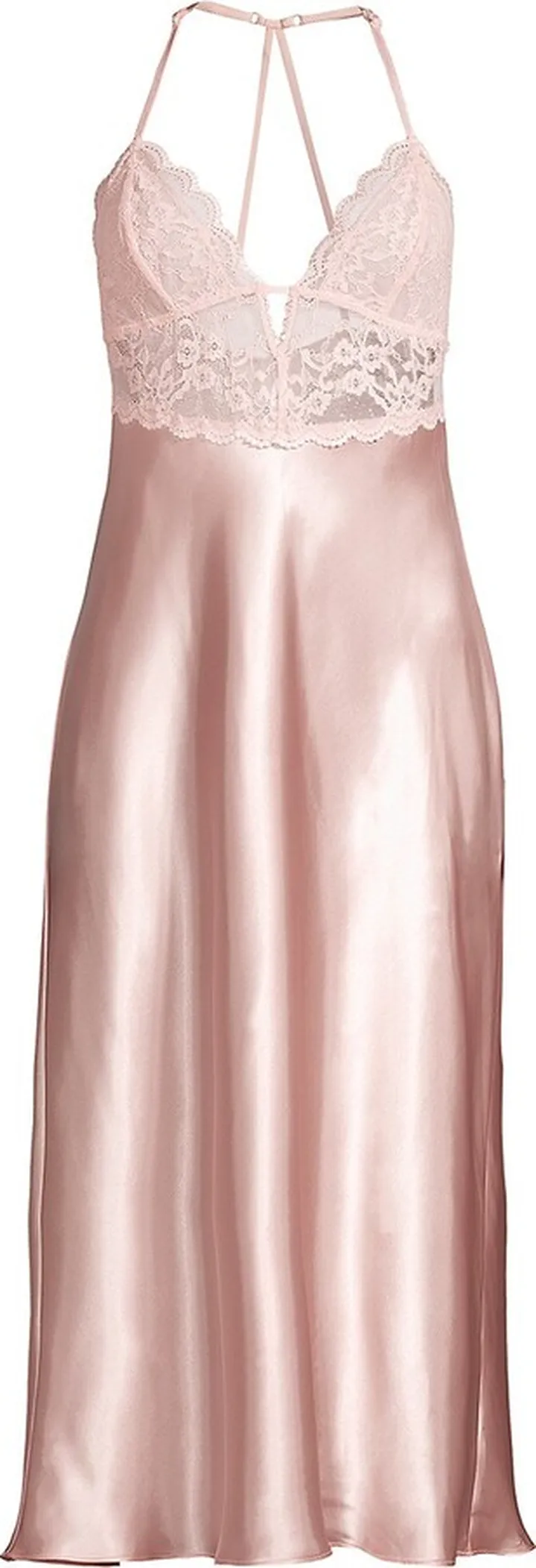 Eliza Satin & Lace Gown