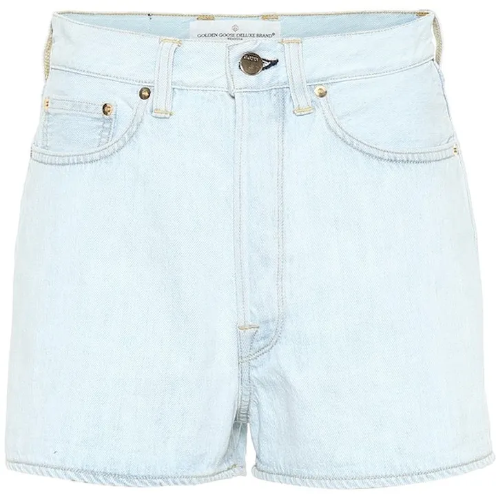 Judy high-rise denim shorts