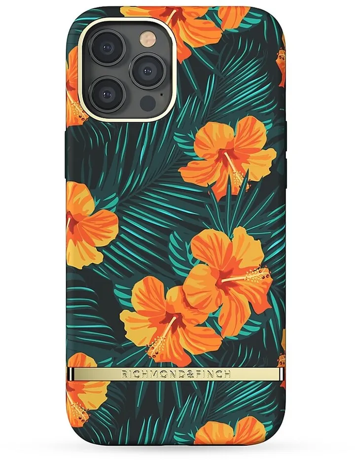 Orange Hibiscus iPhone 12 Pro Max Case