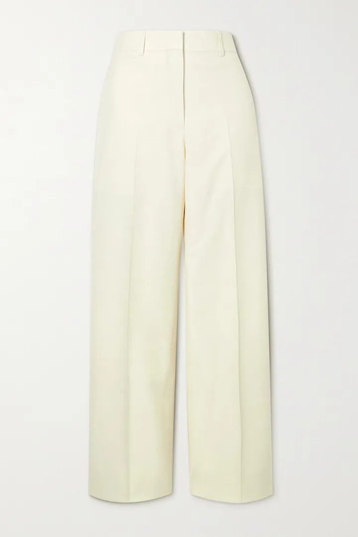 Brioni - Silk-canvas Straight-leg Pants - Off-white