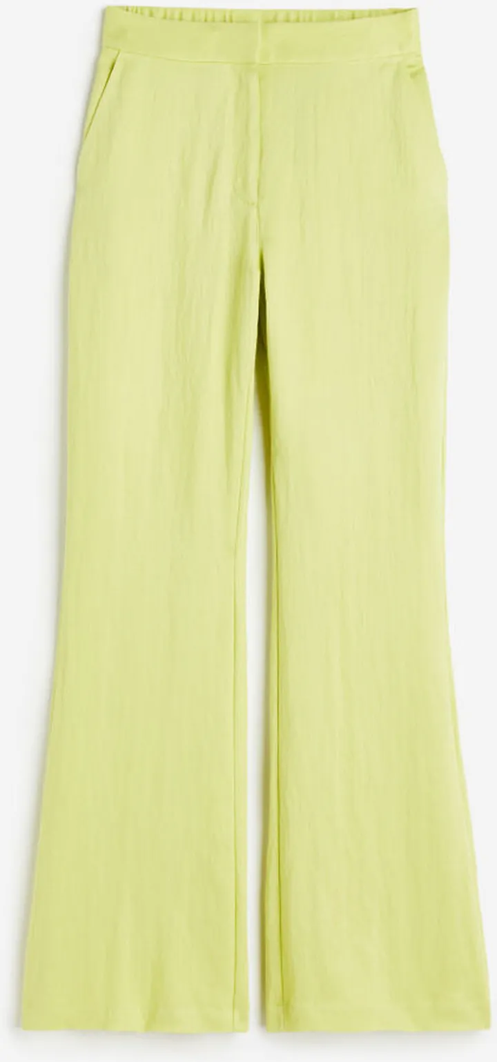 Flared Viscose Pants