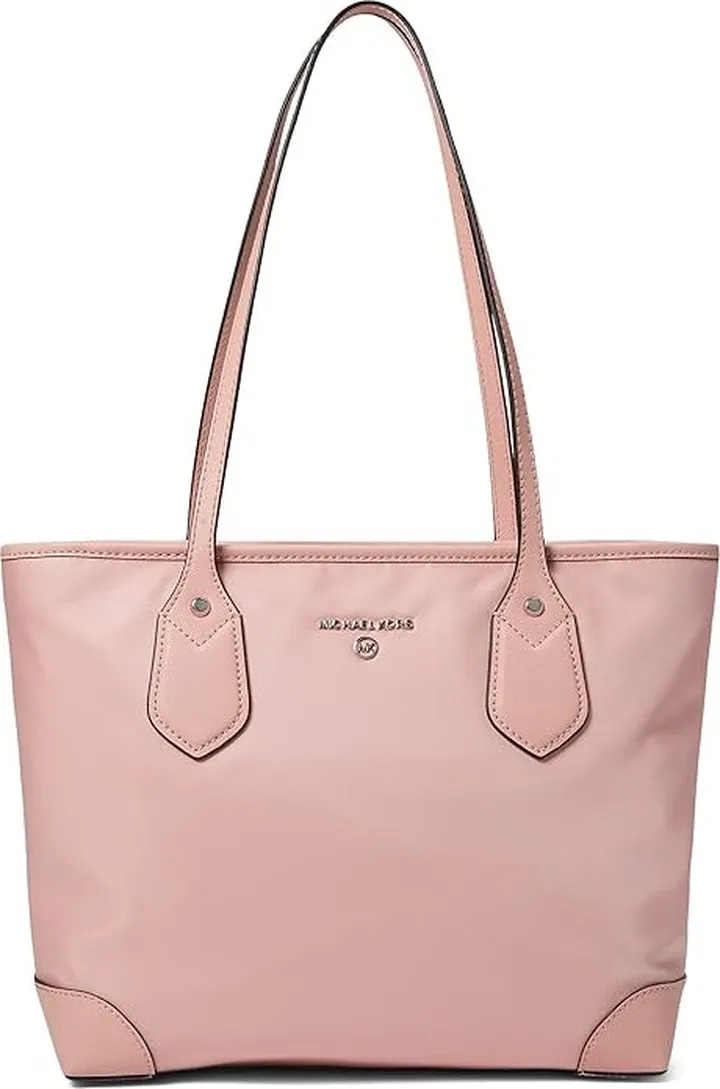 MICHAEL Michael Kors Eva Small Top Zip Tote (Pink) Handbags