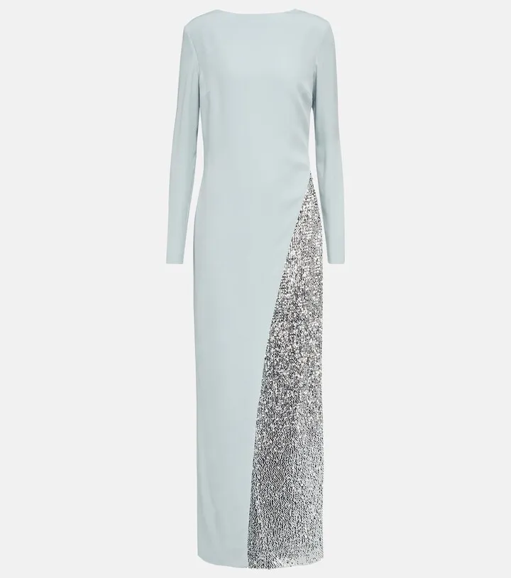 Sequined maxi dress