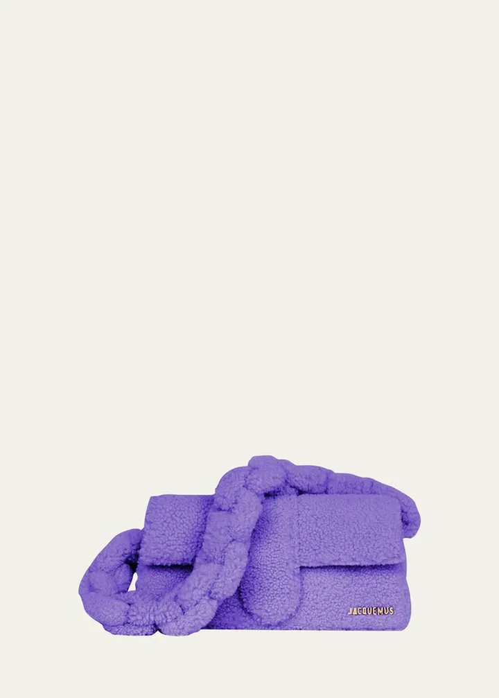 Le Bambidou Shearling Shoulder Bag