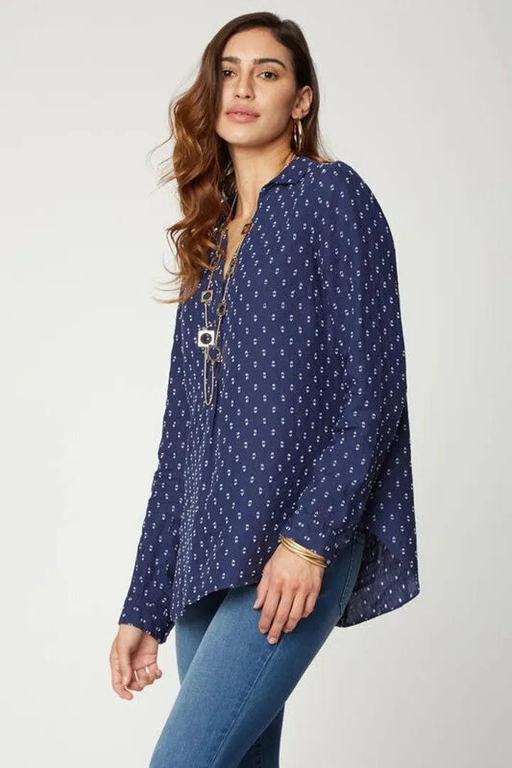 NYDJ Downtown Tunic Top - Forever Dot