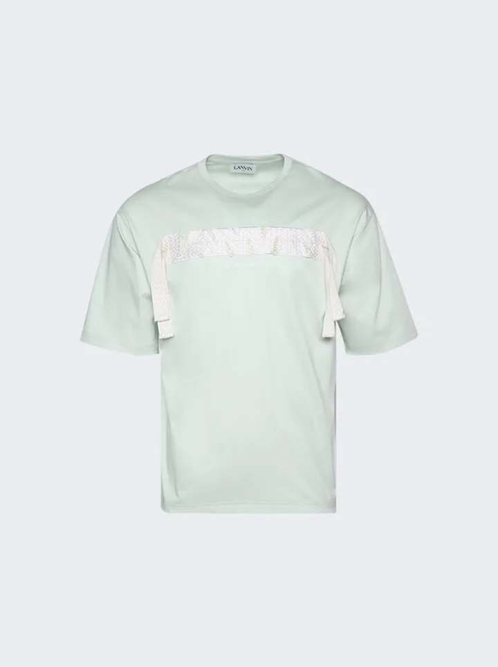 Curb Embroidered T-Shirt Sage Green