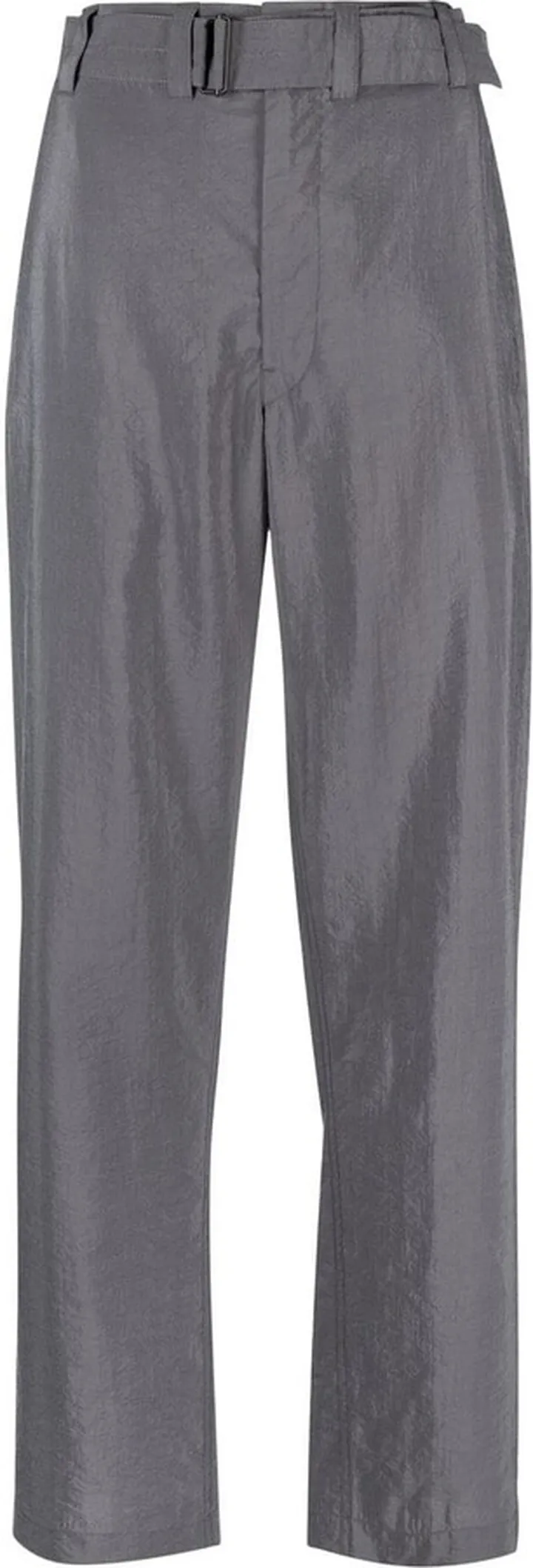 Belted Straight-Leg Trousers