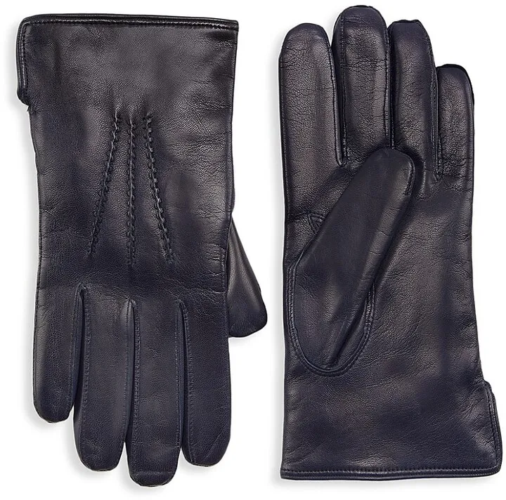 COLLECTION Nappa Leather & Cashmere Gloves