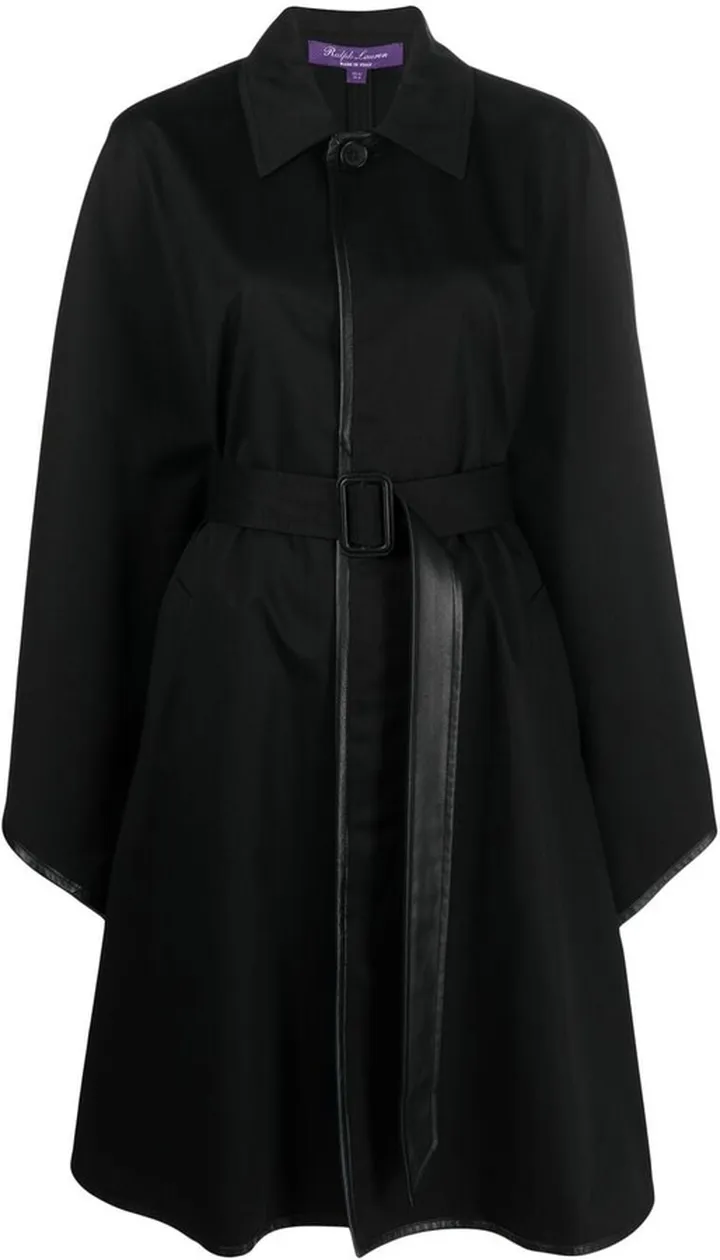 Lenore cotton cape coat