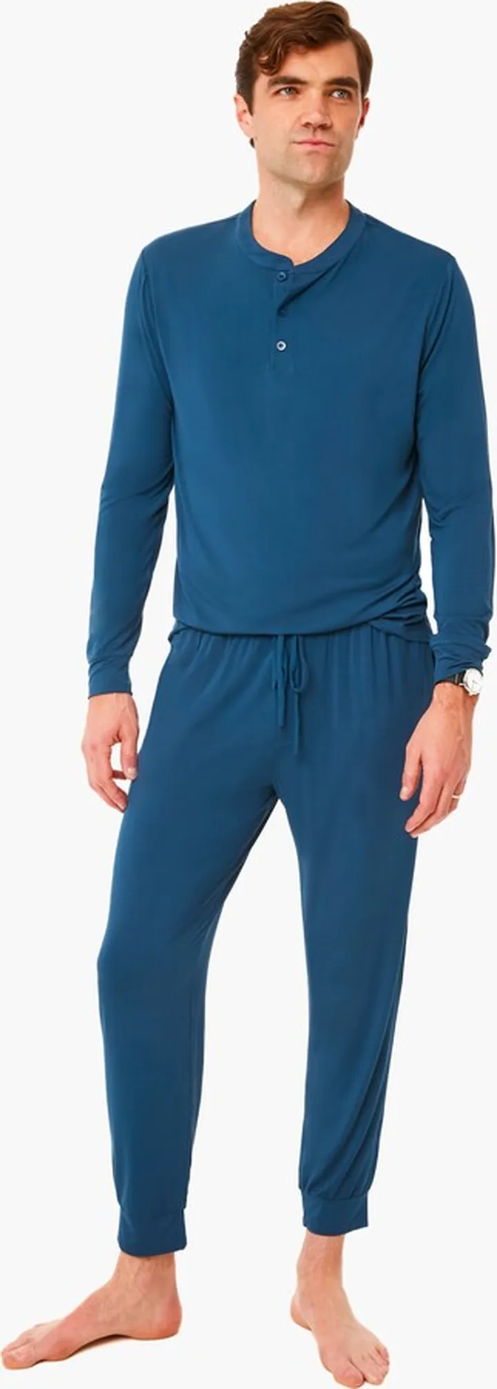 Indigo Blue Henry Men's PJ Set