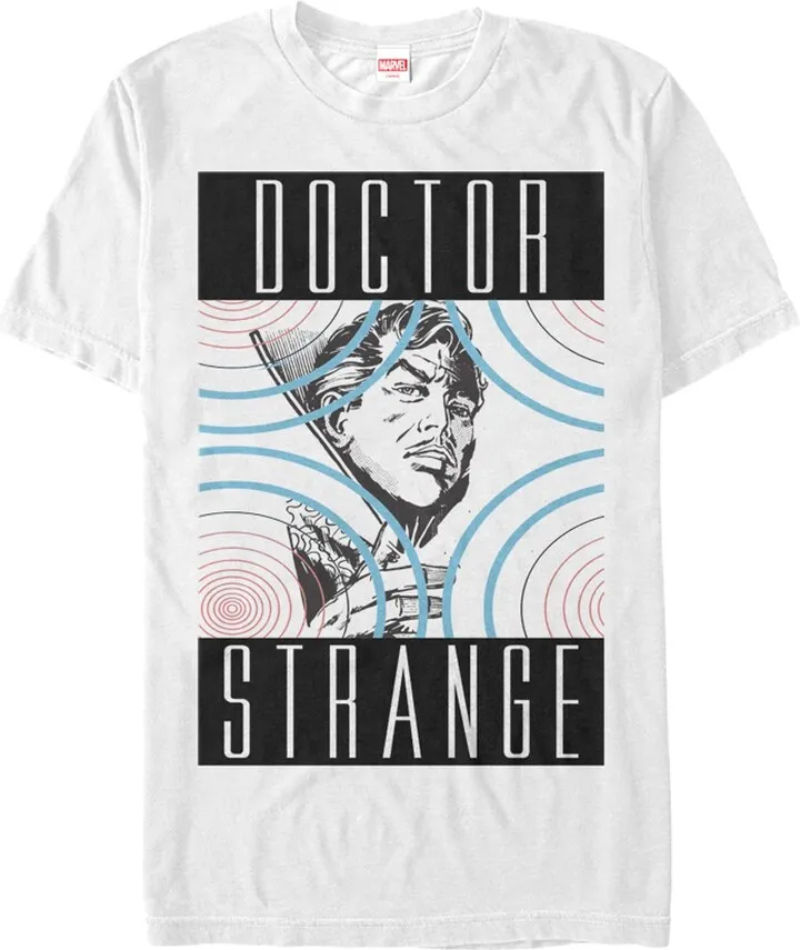 Men's Marvel Doctor Strange Protection T-Shirt - White - 3X Large