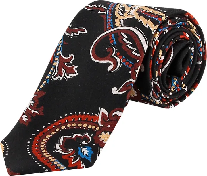Wool and silk tie