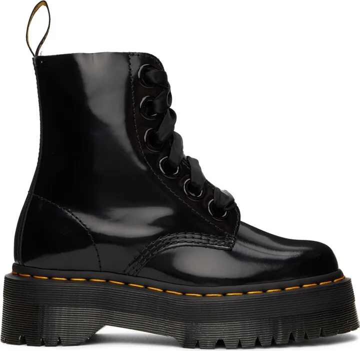 Dr. Martens Black Molly Boots