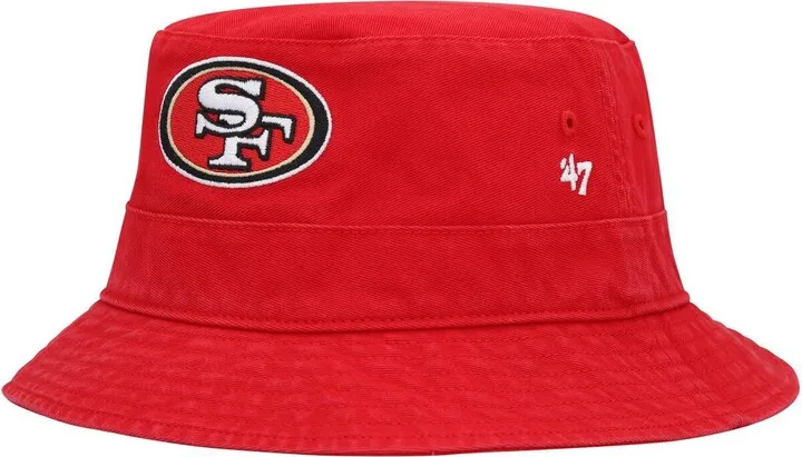 Men's '47 Brand Scarlet San Francisco 49Ers Primary Bucket Hat