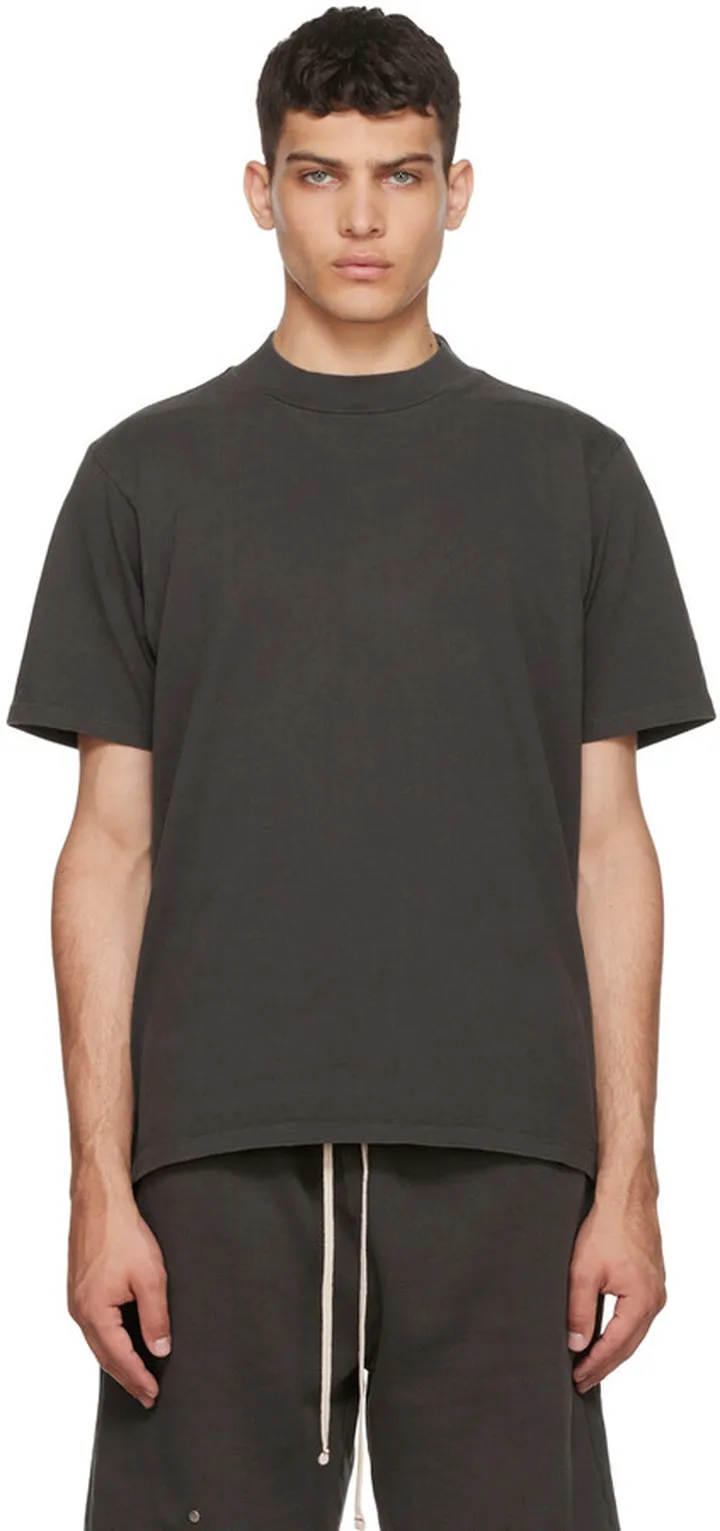 Les Tien Gray Cotton T-Shirt