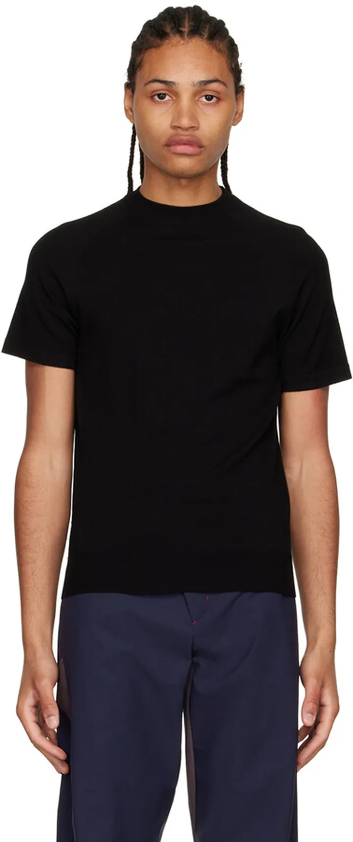 Hyein Seo Black Nylon T-Shirt