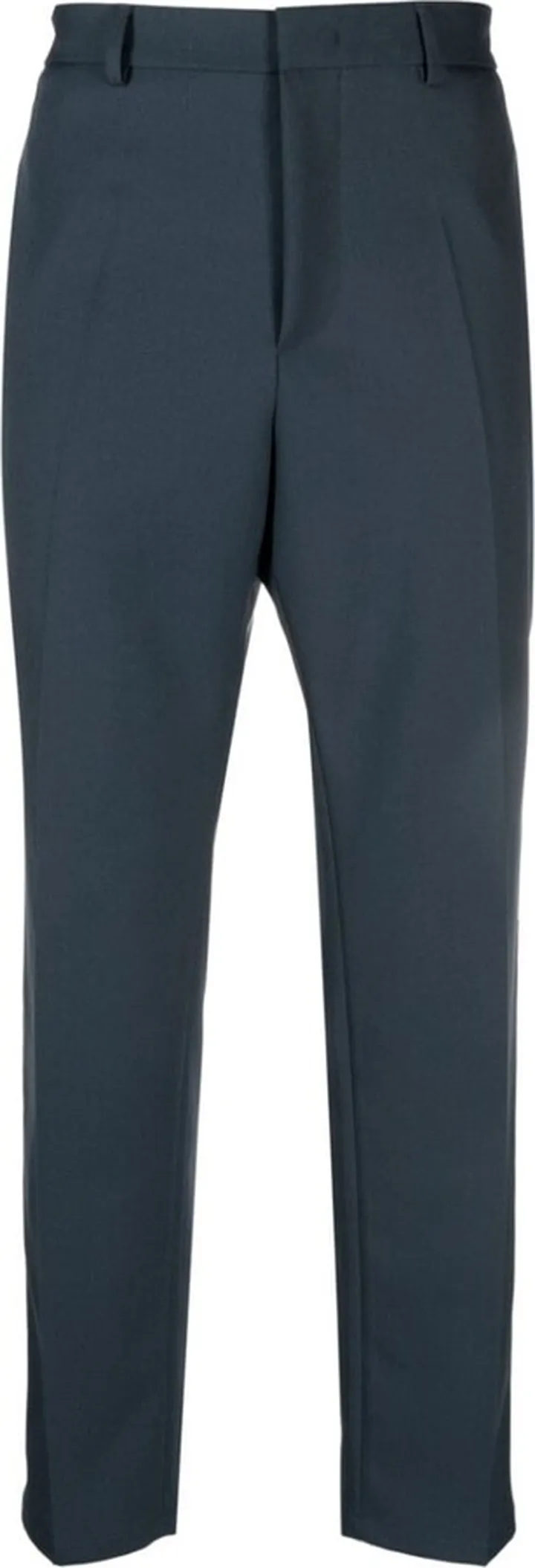 Straight-Leg Cotton Trousers