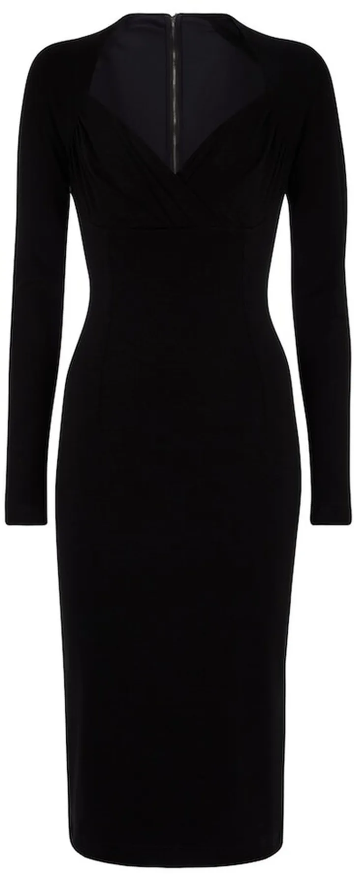 Stretch-jersey midi dress