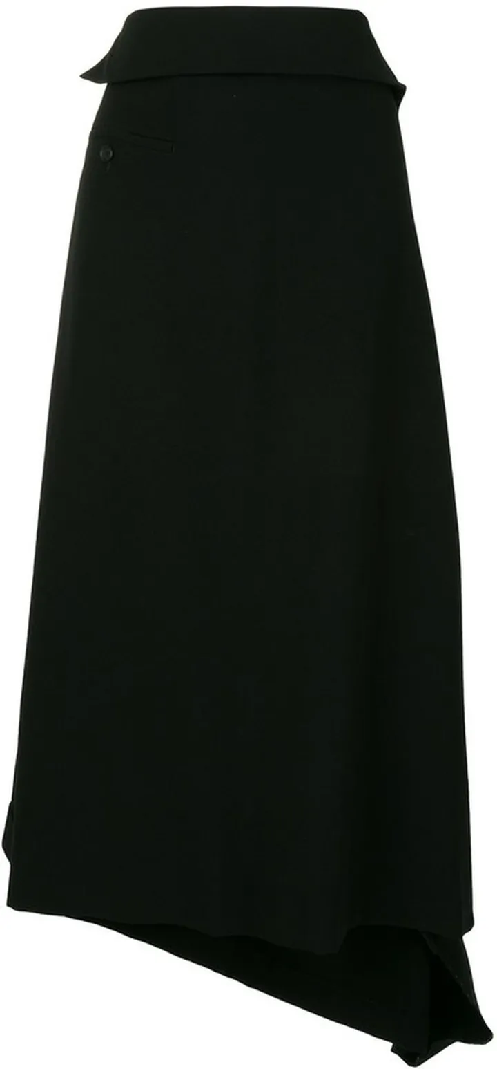 Wool Cropped Loose Fit Trousers