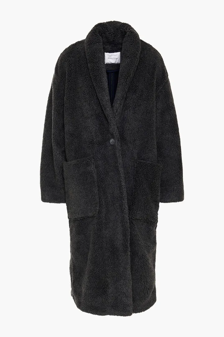 Faux shearling coat