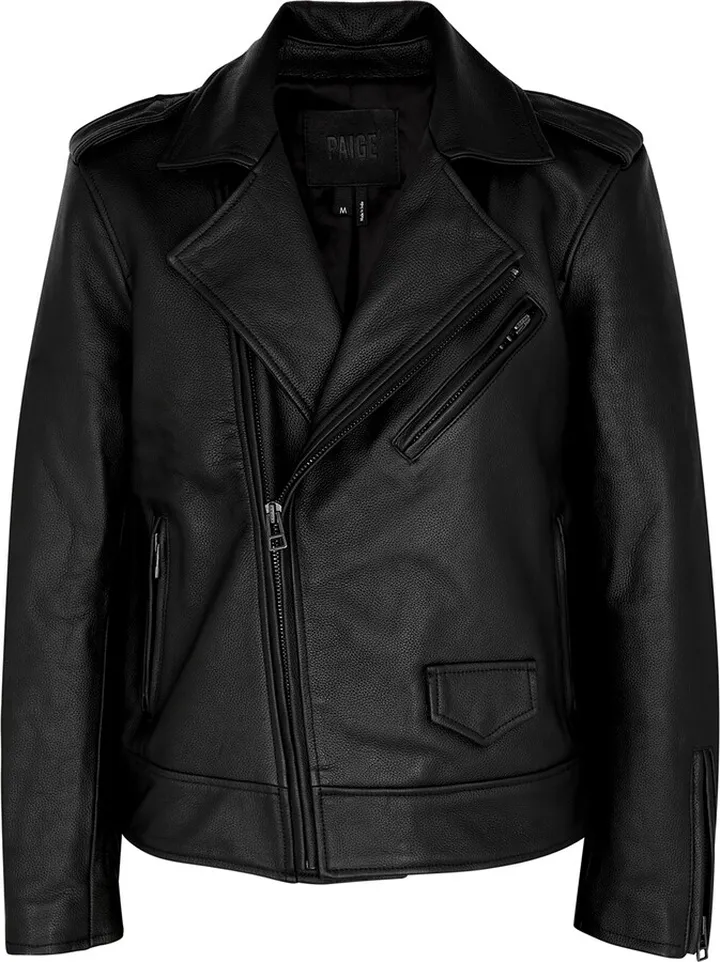 Paige Newsom Moto Leather Jacket
