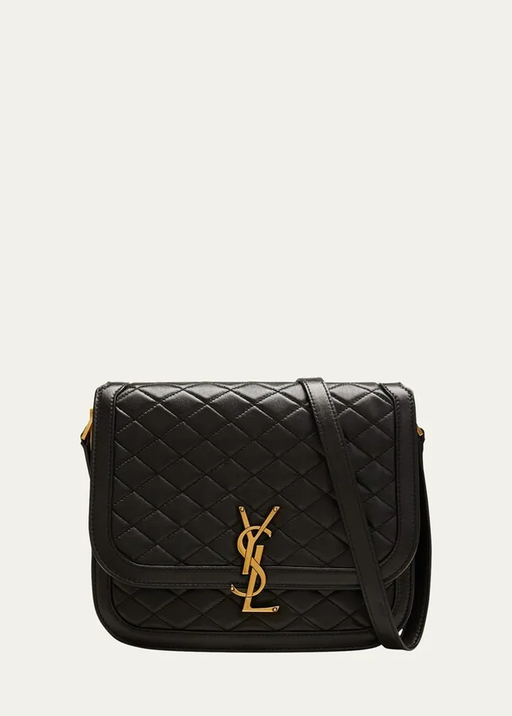 YSL Medium Quilted Leather Shoulder Bag