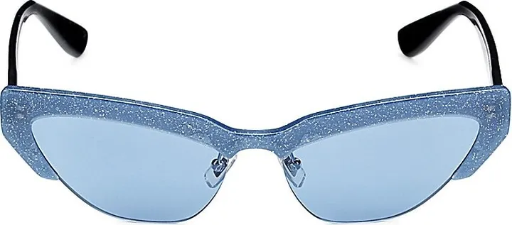 59MM Clubmaster Cat Eye Sunglasses