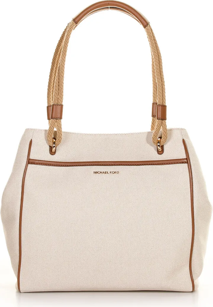 Talia Shoulder Bag In Cotton With Logo