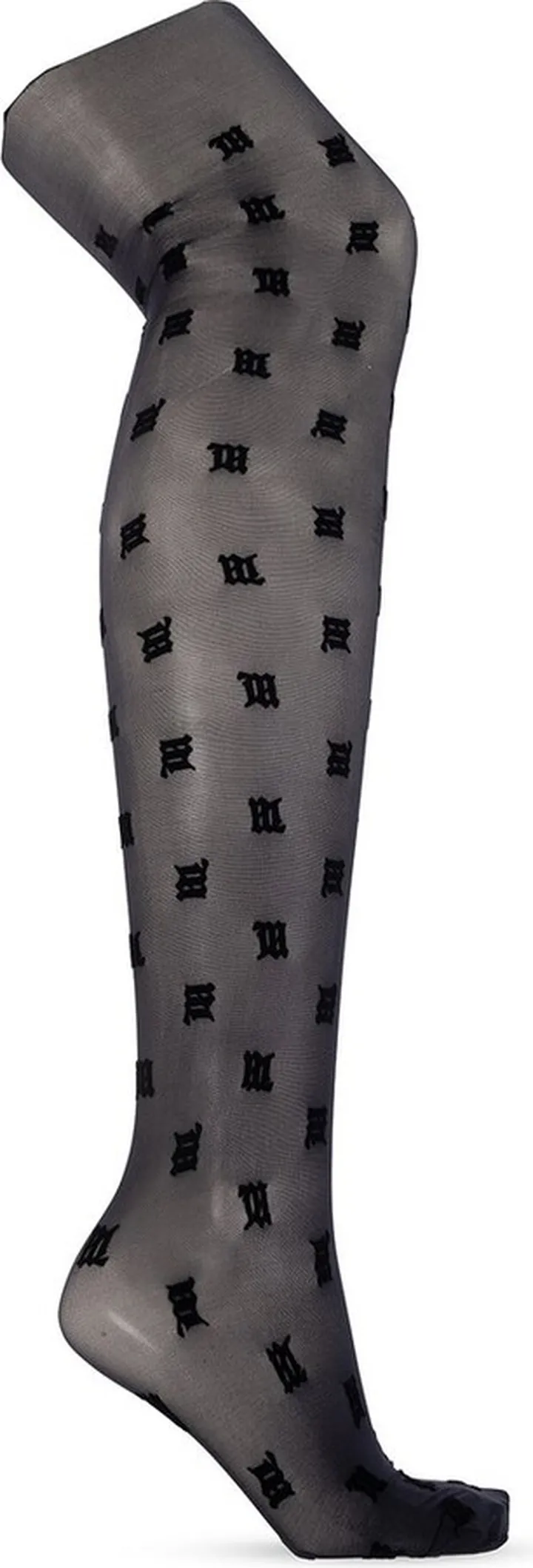 Misbhv Monogram Embroidered Tights