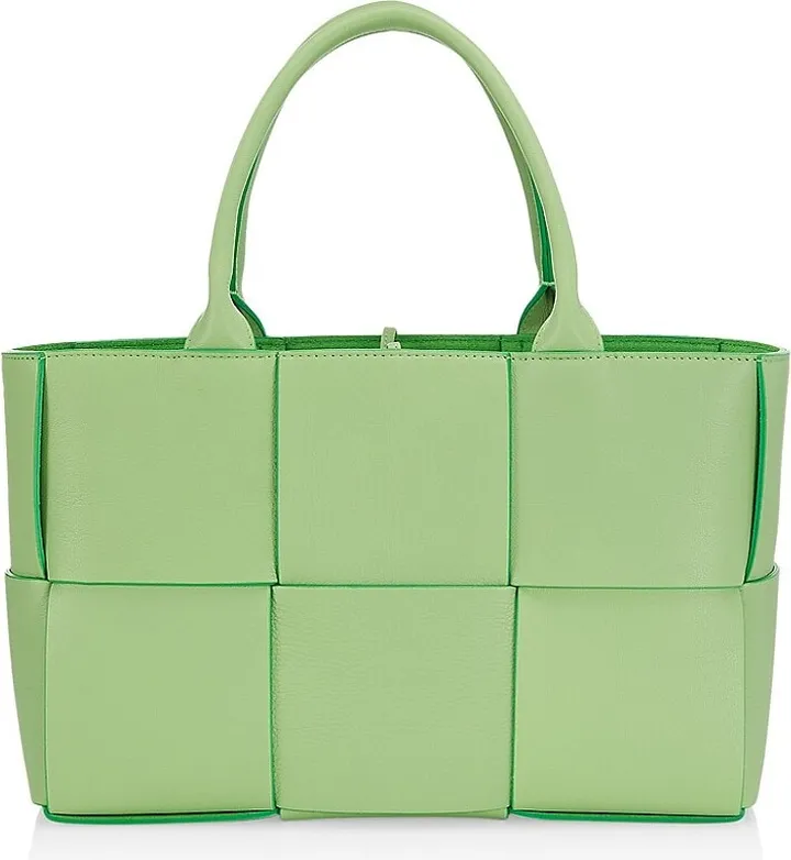 Small Fun Arco Leather Tote
