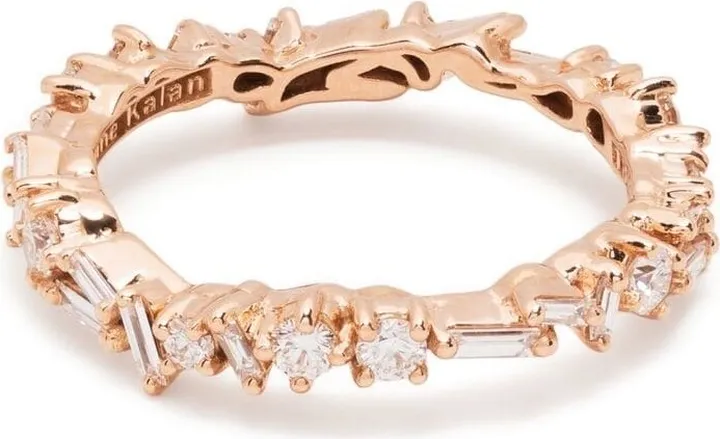 18kt yellow gold diamond Firework ring