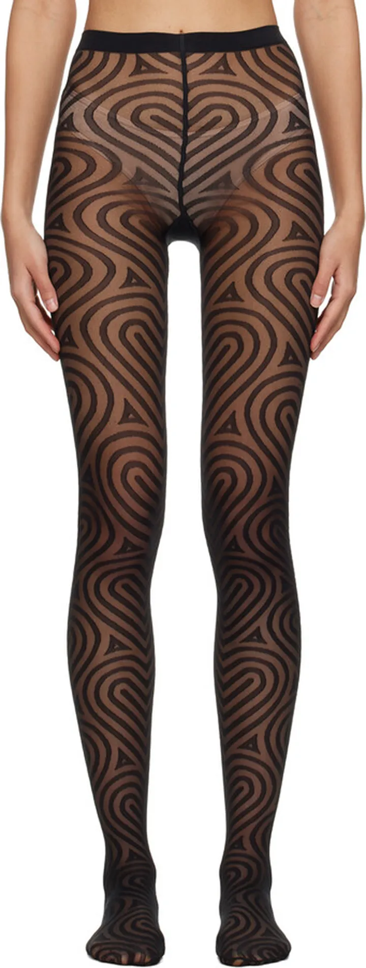 Wolford Black Heart Tights